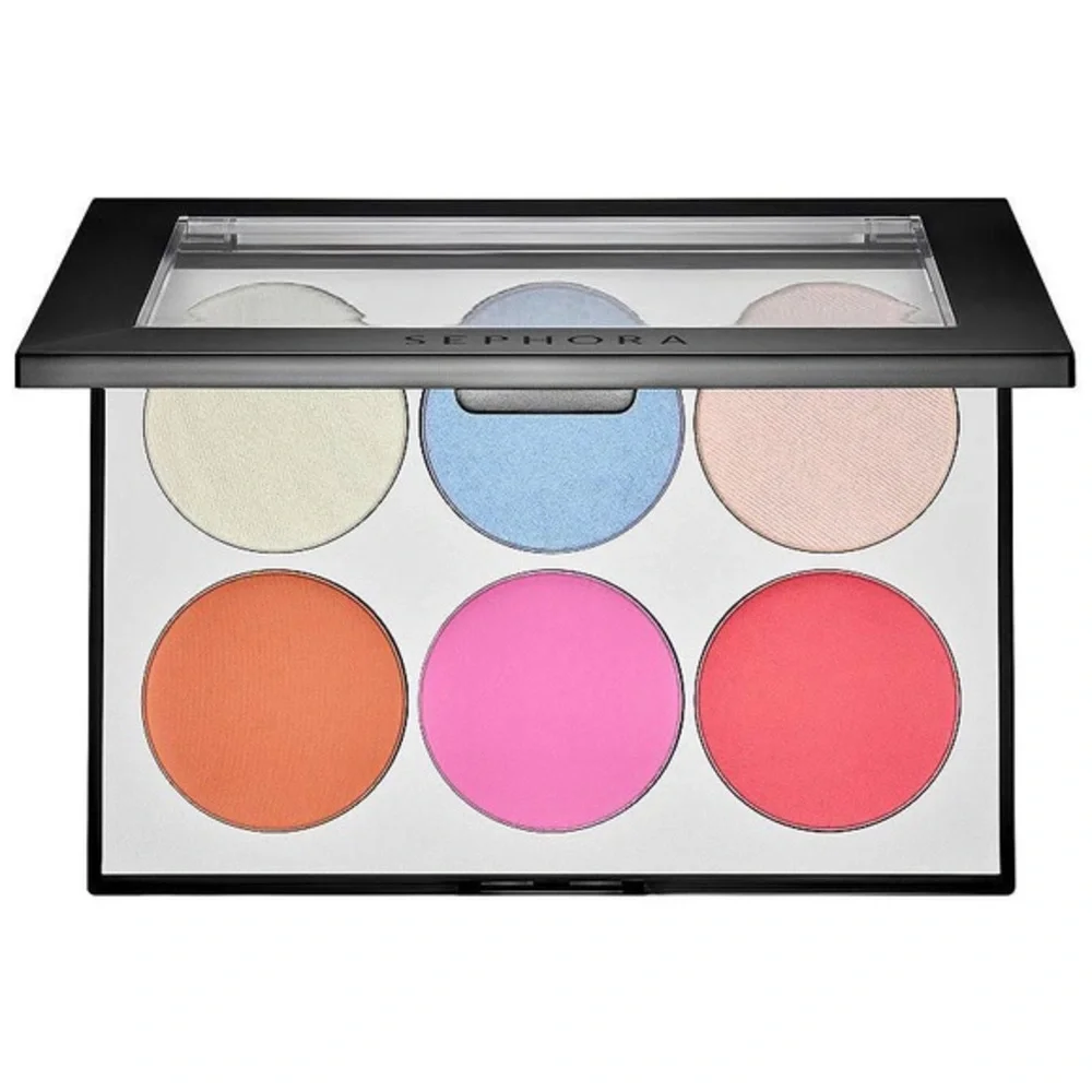 🎉Host Pick🎉 NWT Rare! 6 Pc Sephora Holographic Face & Cheek Palette